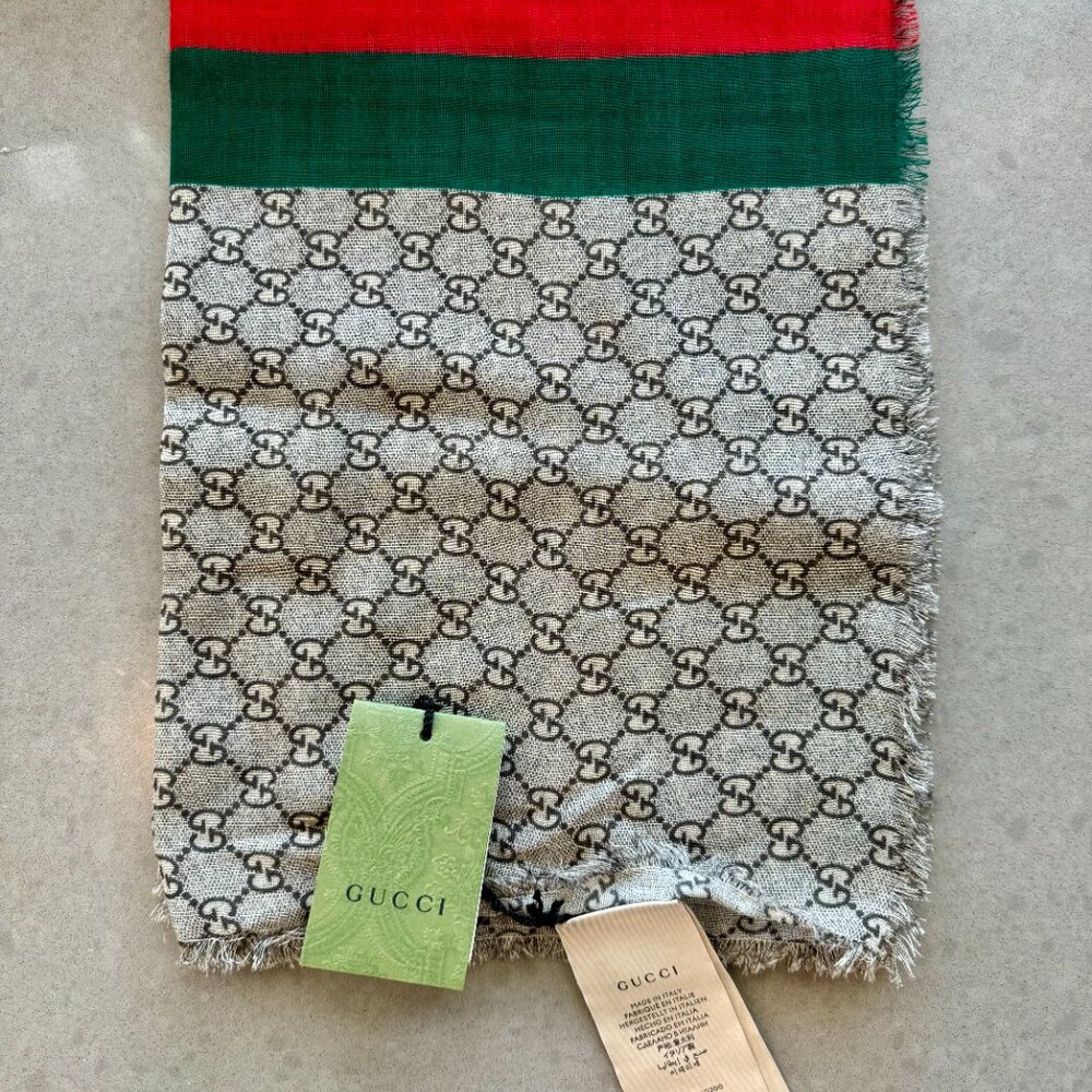 GUCCI - Authentic Wrap Scarf (New with Tags)